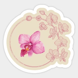 orchid Sticker